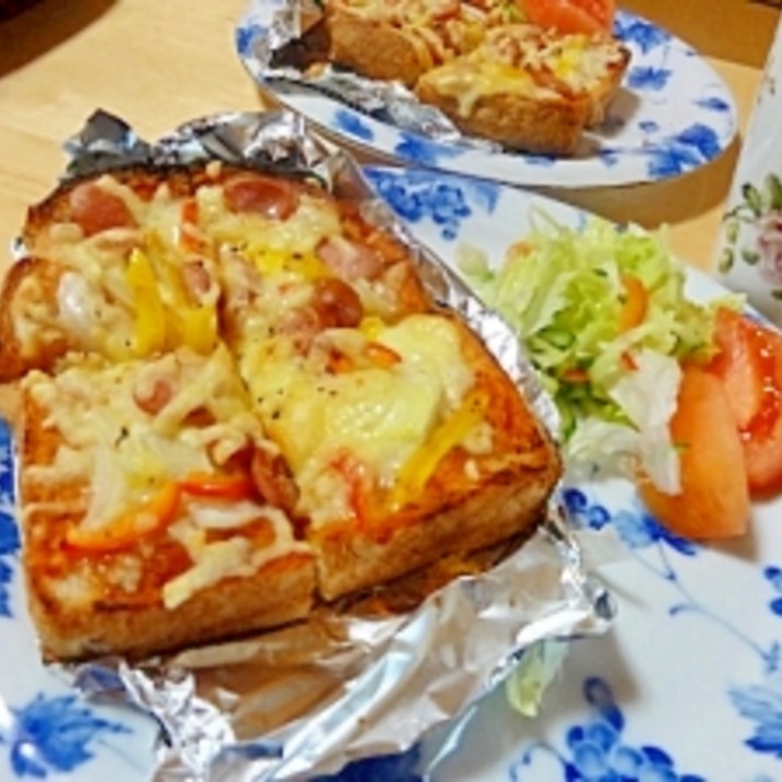 トマトバジルソースでピザトースト レシピ 作り方 By Tom Bose 楽天レシピ トマトバジルソースでピザトースト レシピ 作り方 By Tom Bose 楽天レシピ